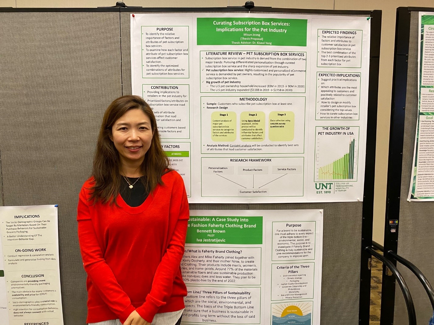 Misun Jeong Posing with Research