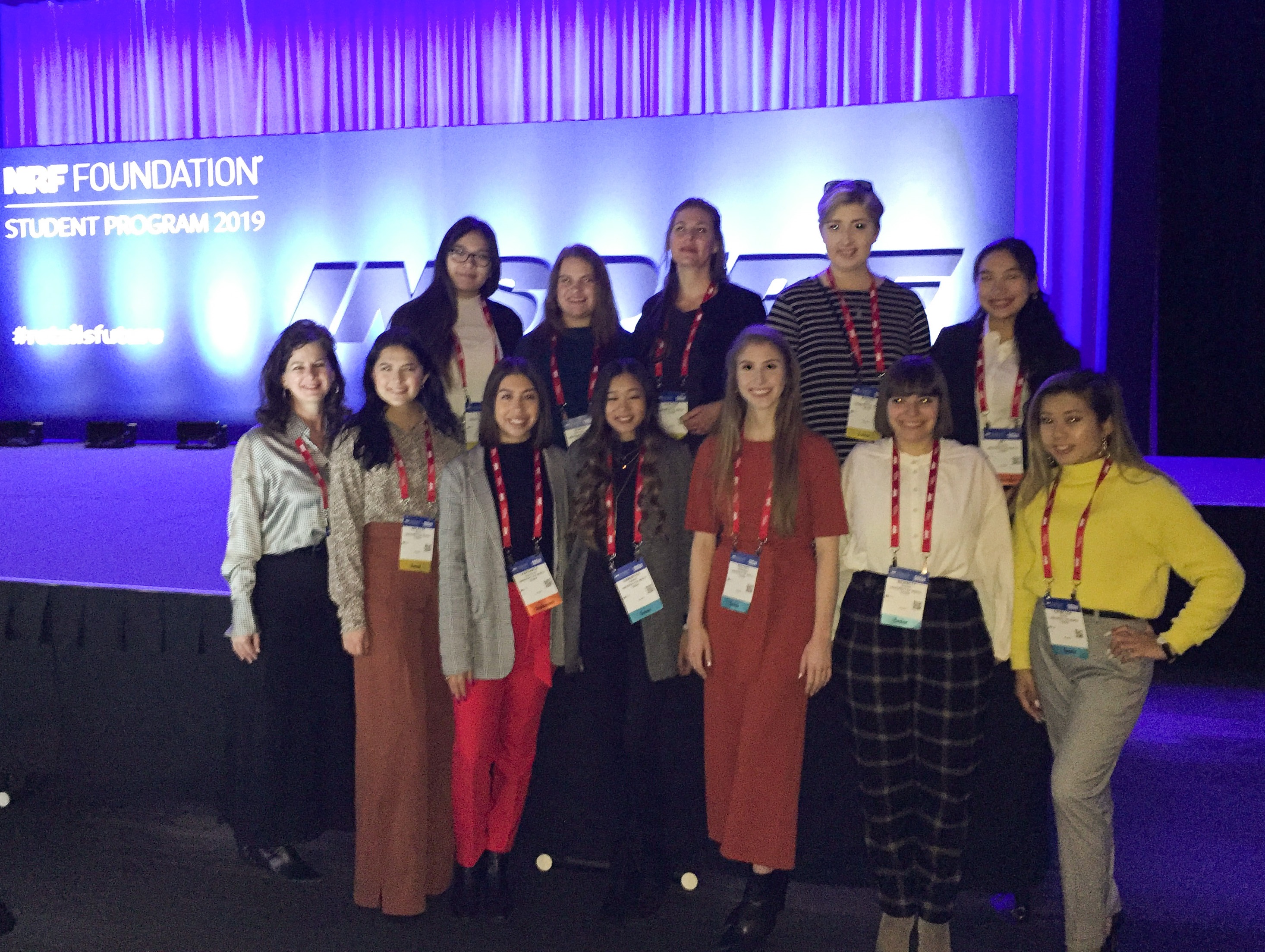 Linda Mihalick attends NRF with 12 University of North Texas students